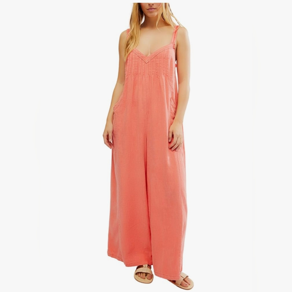 NWT Drifting dreams linen jumpsuit